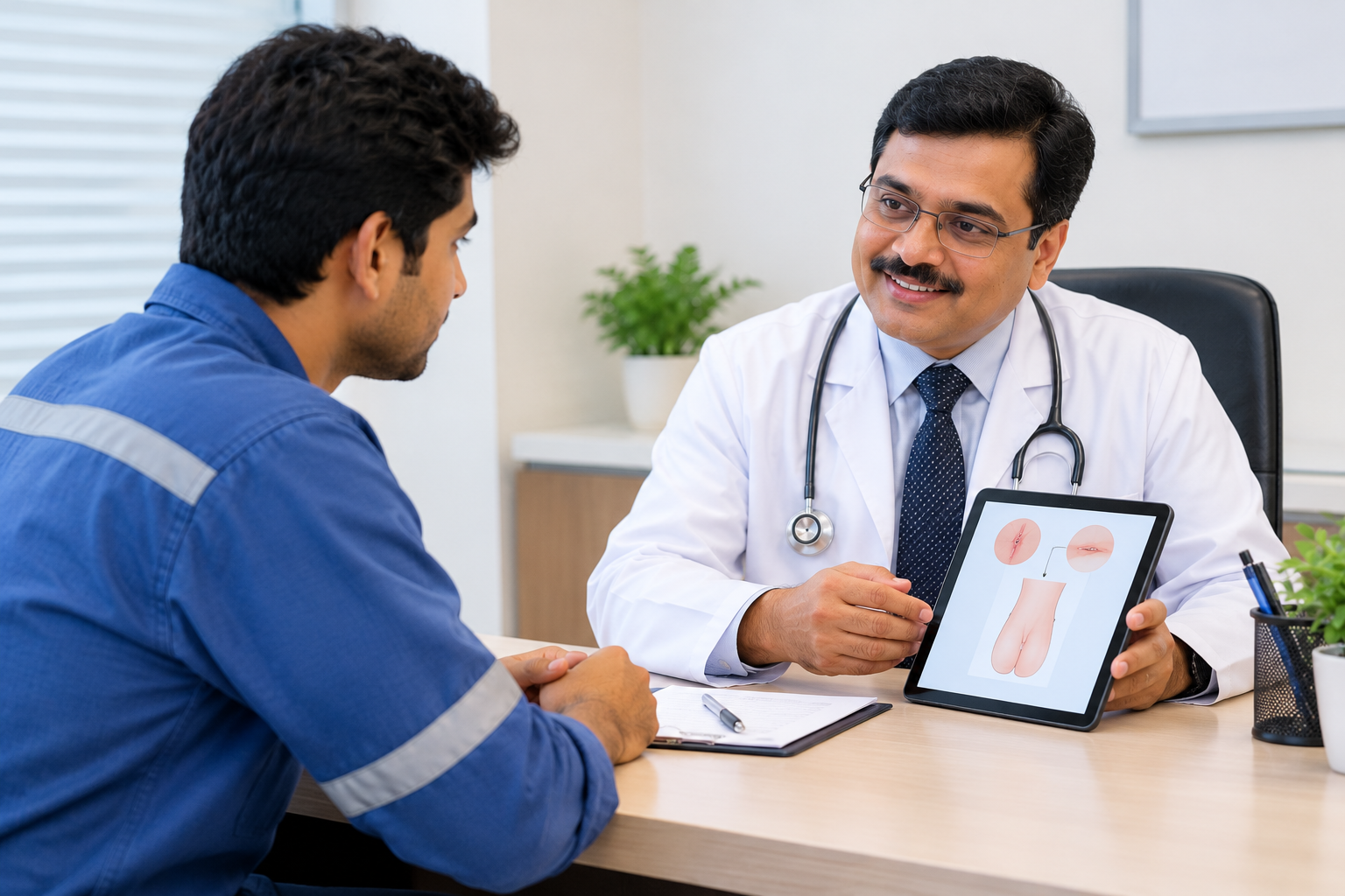 Adult Circumcision for Shift Workers in Udhna: Leave, Heat and Sweat Care
