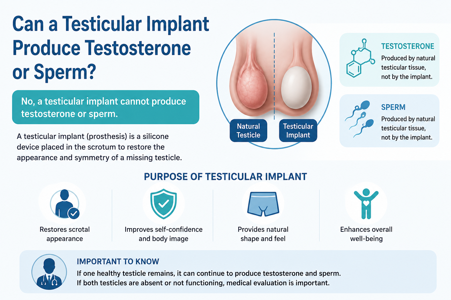 Can a Testicular Implant Produce Testosterone or Sperm?