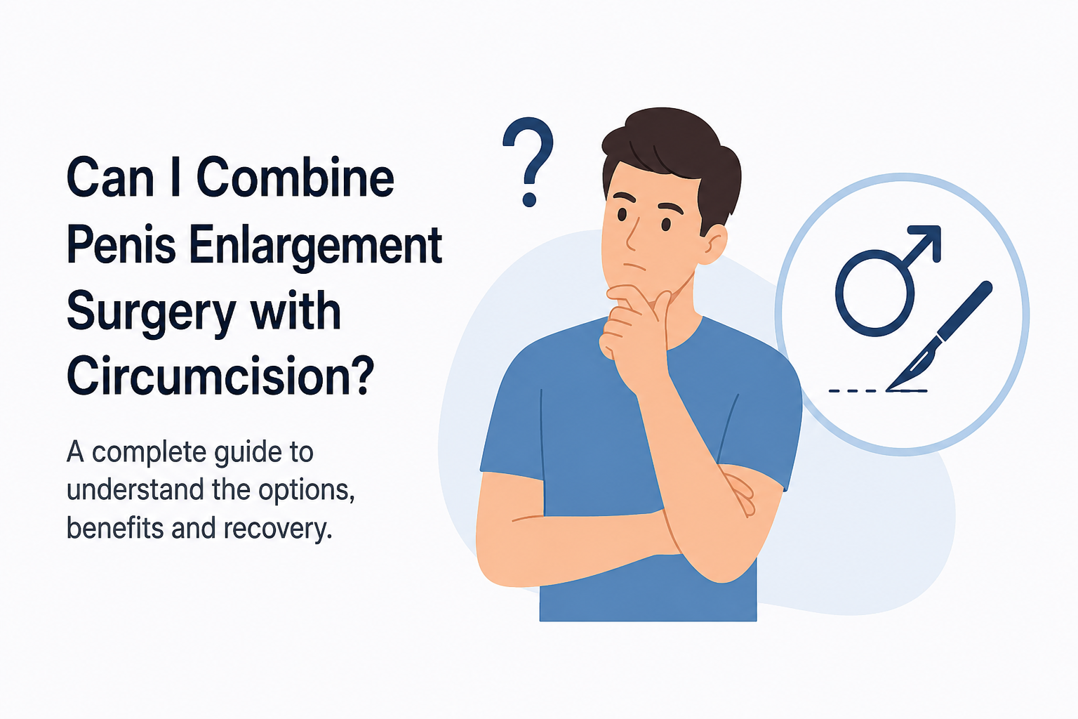 Can I combine penis enlargement surgery with circumcision?
