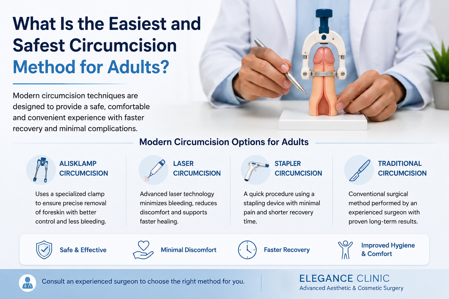 What Is the Easiest and Safest Circumcision Method for Adults?