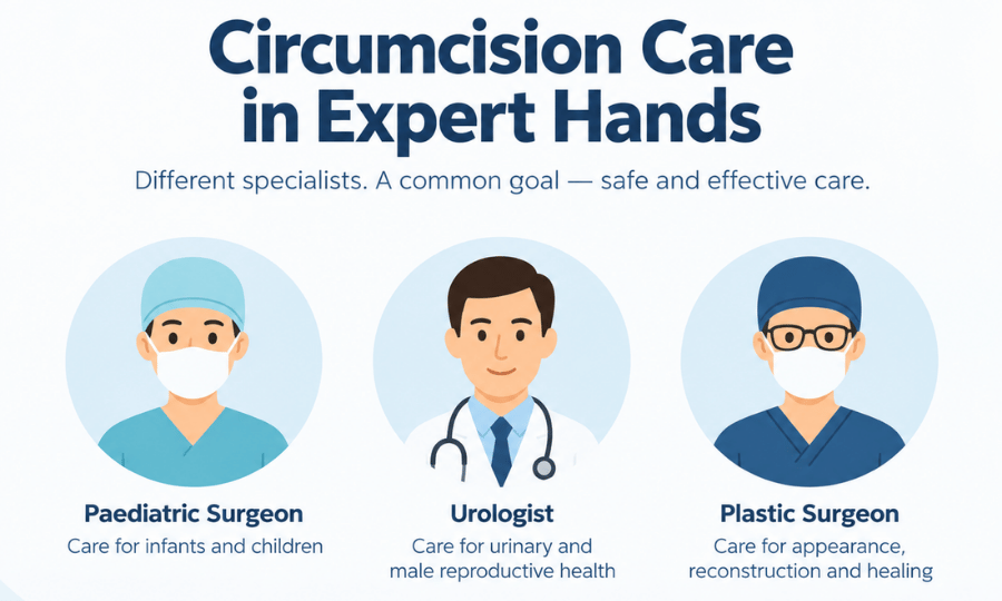 Which Doctor Should Perform a Circumcision: Paediatric Surgeon, Urologist or Plastic Surgeon?